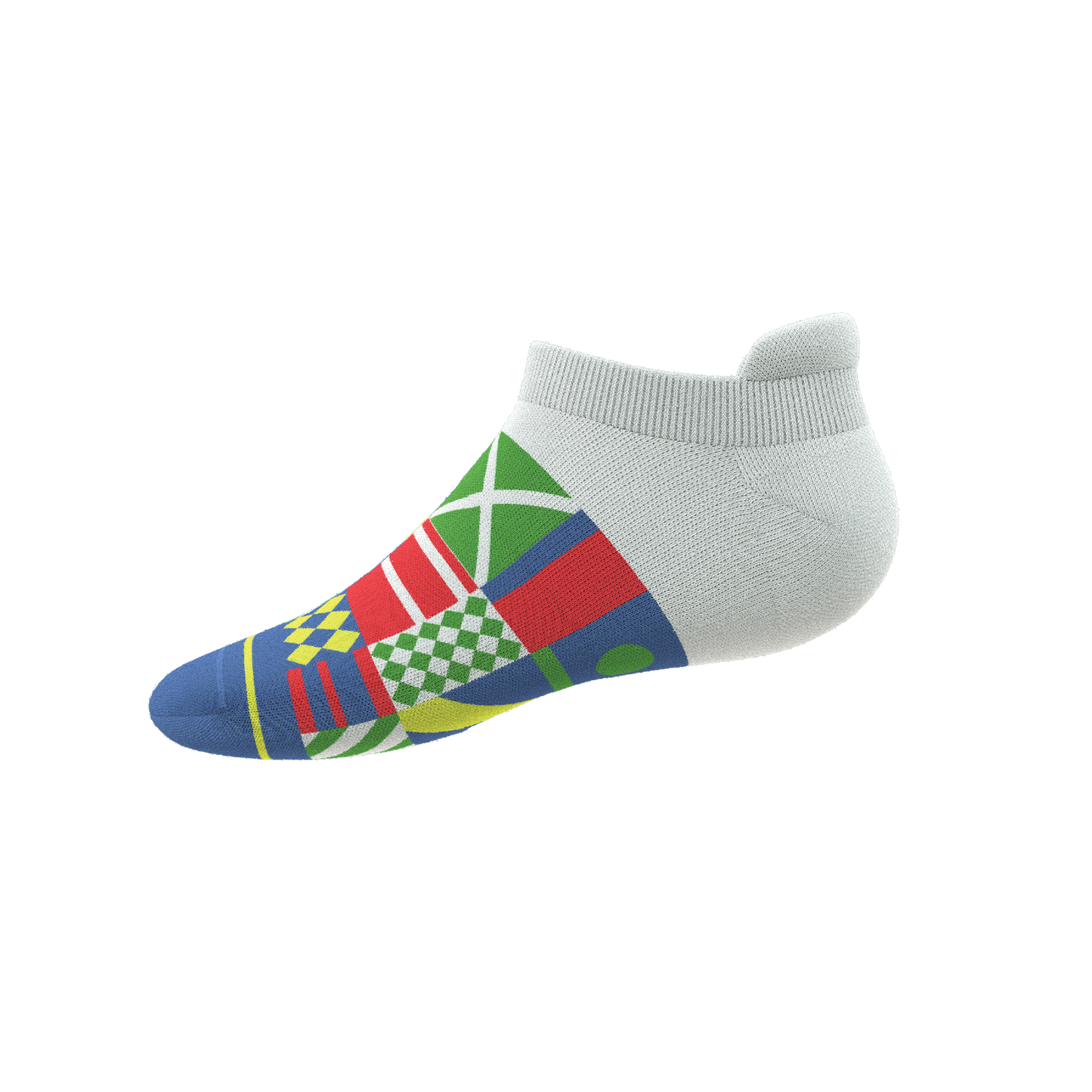 The Secretariat | Derby Flag Heel Hammock™ Ankle Socks