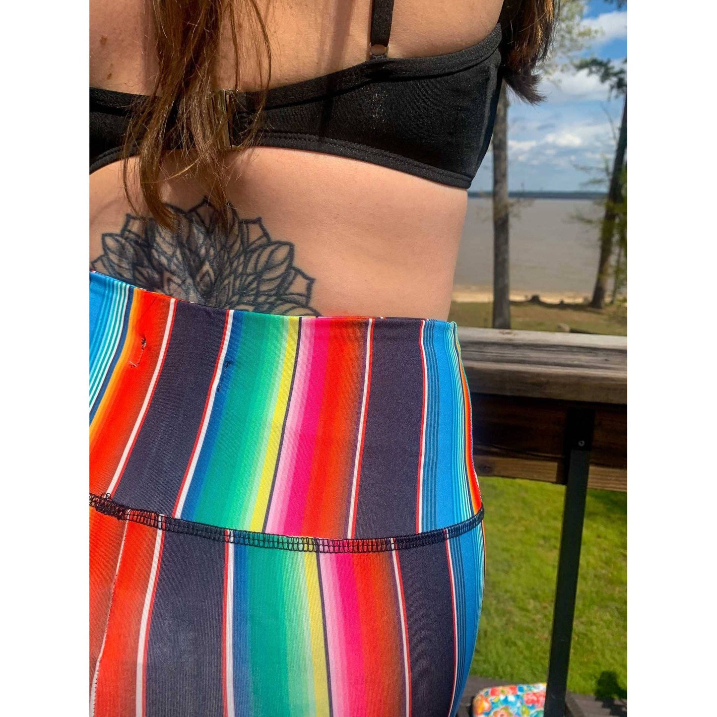 Serape High-Waisted Activewear Leggings [Sizes S & 3X Remaining]