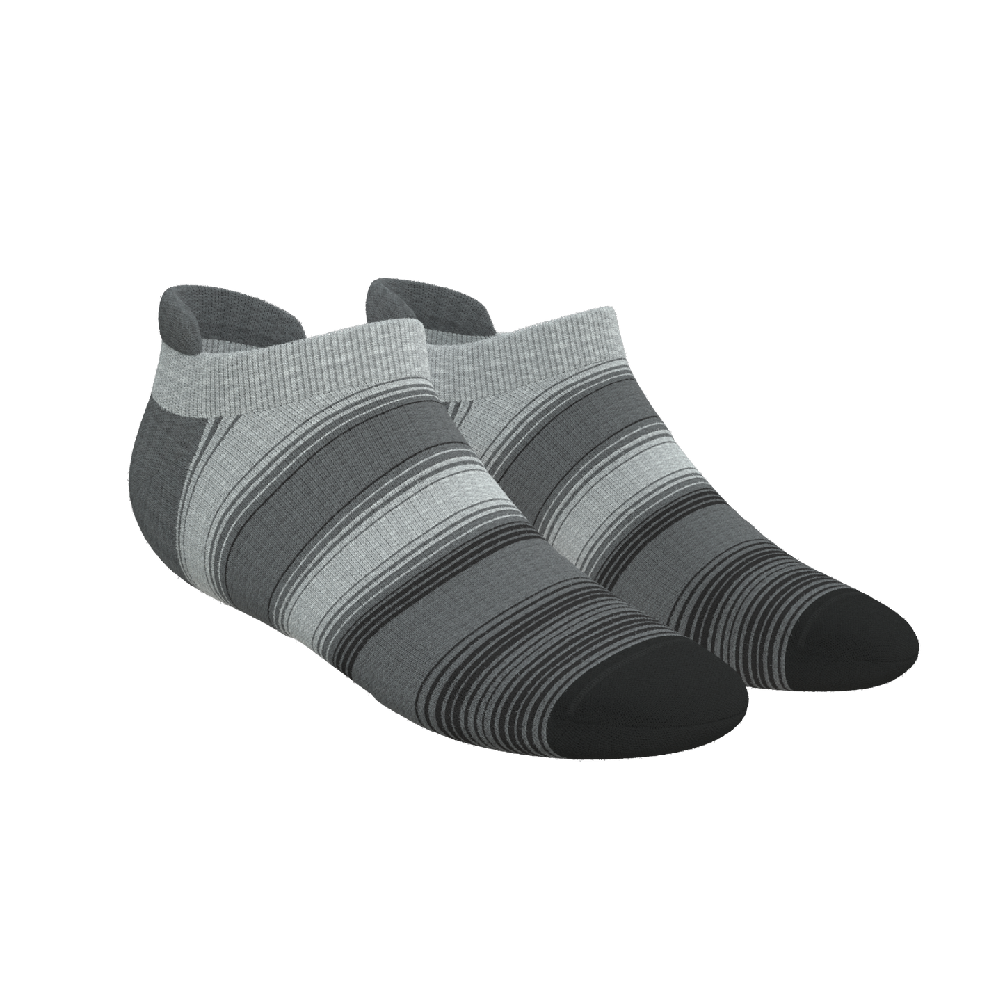 The Static Channel | Stripe Heel Hammock™ Ankle Socks