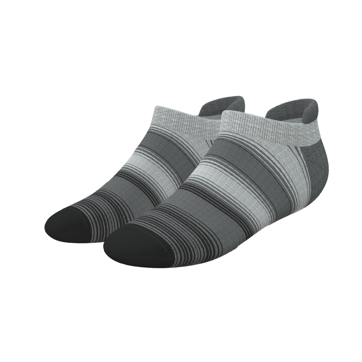 The Static Channel | Stripe Heel Hammock™ Ankle Socks