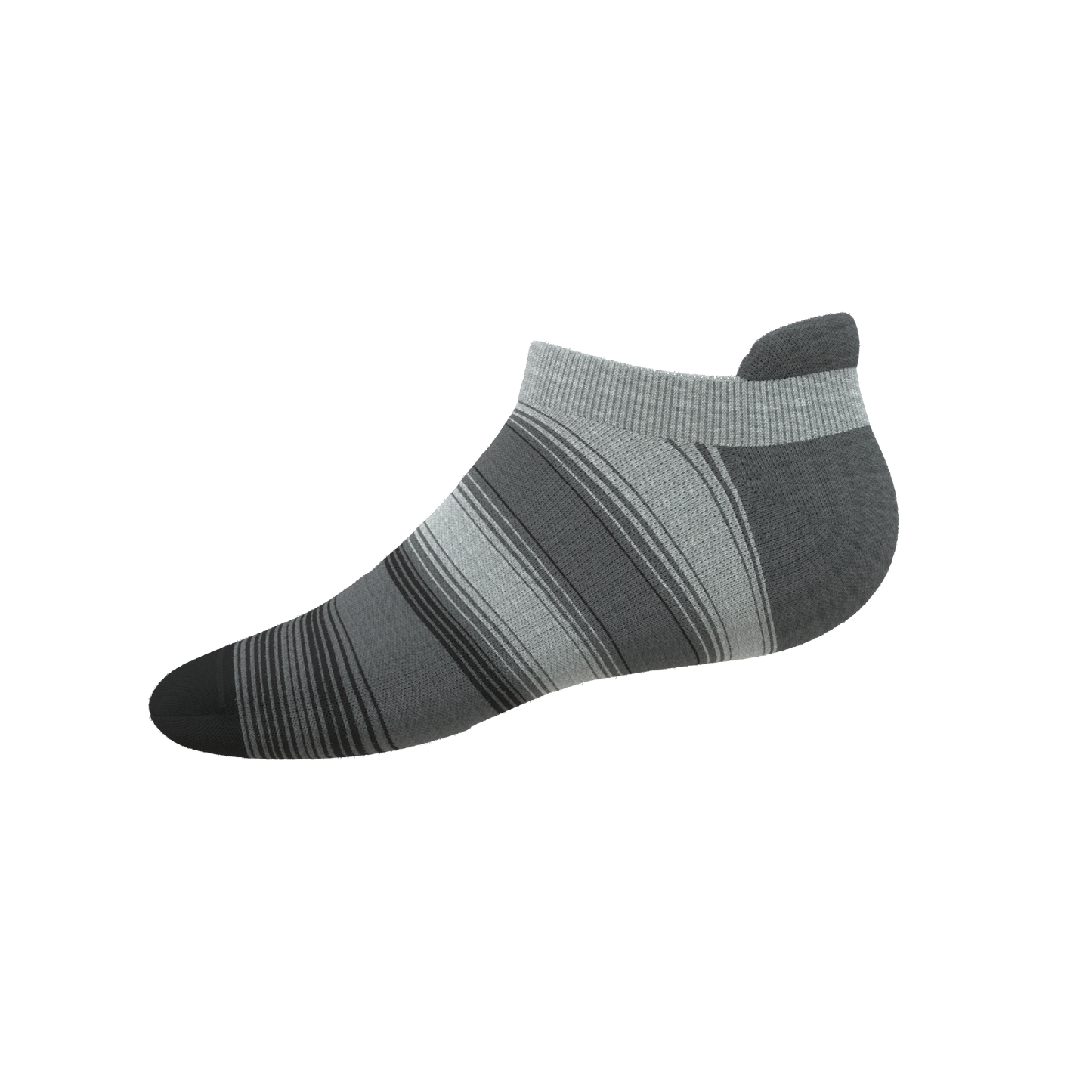 The Static Channel | Stripe Heel Hammock™ Ankle Socks