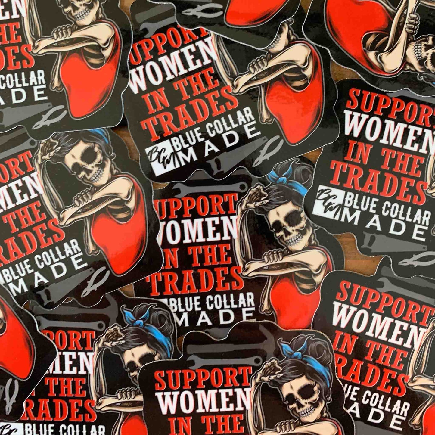 Support Women in the Trades Sticker