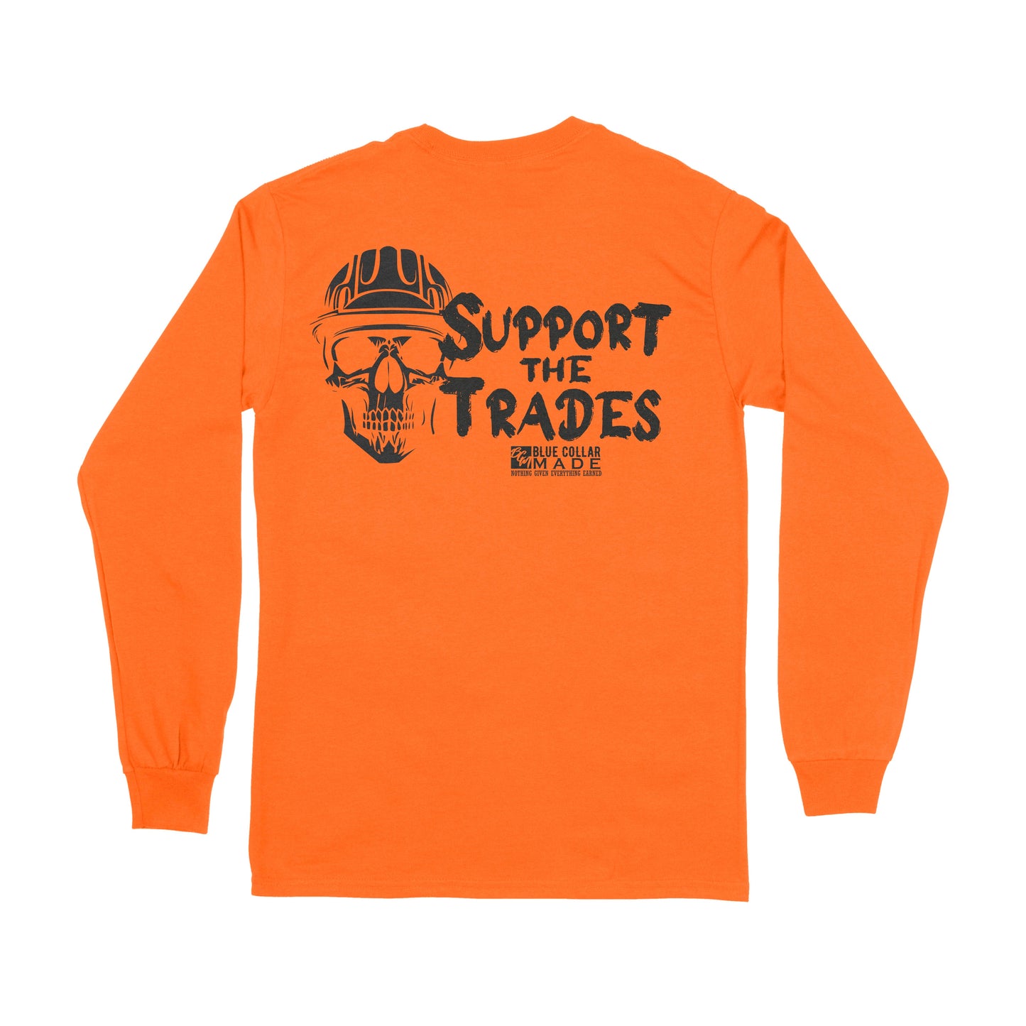 High Viz Support the Trades - Safety Orange