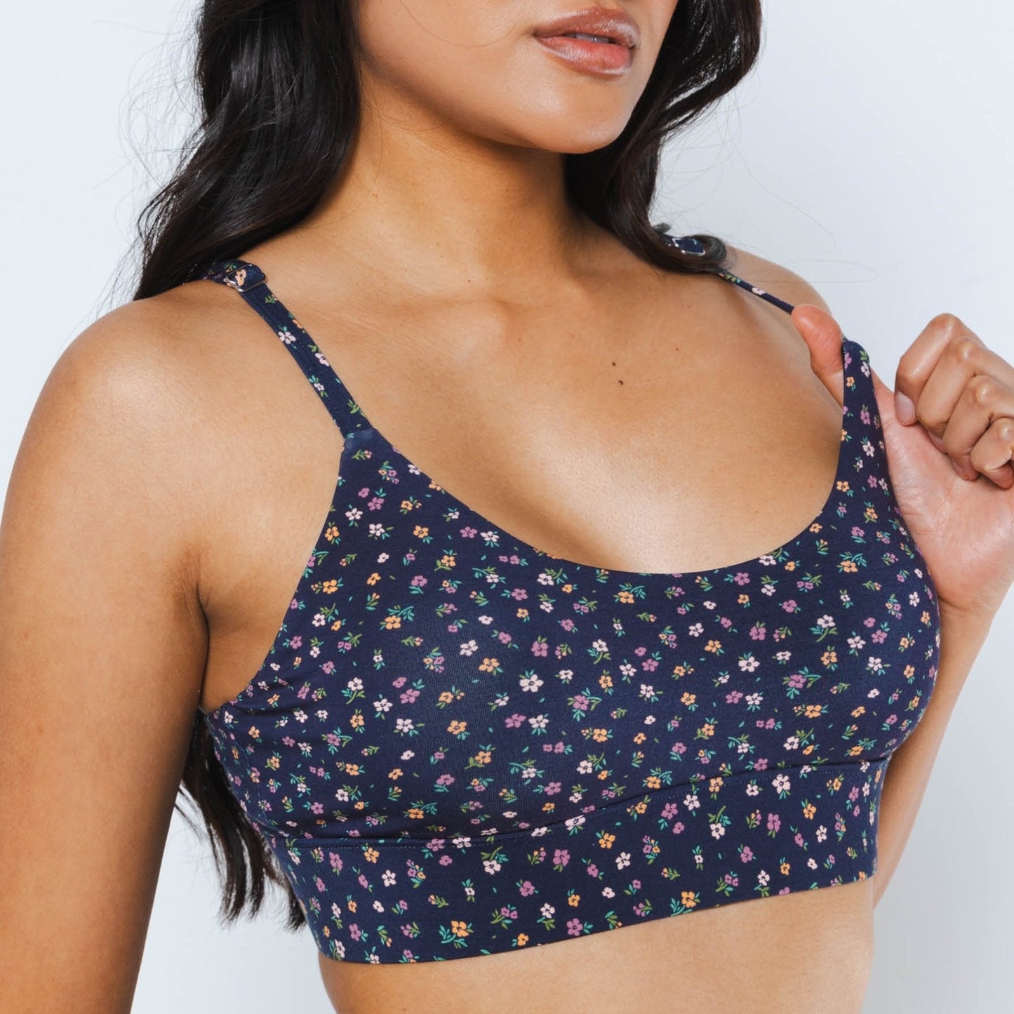 The Ditsy Daisy | Daisy Print Boob Hammock™ Scoop Bralette