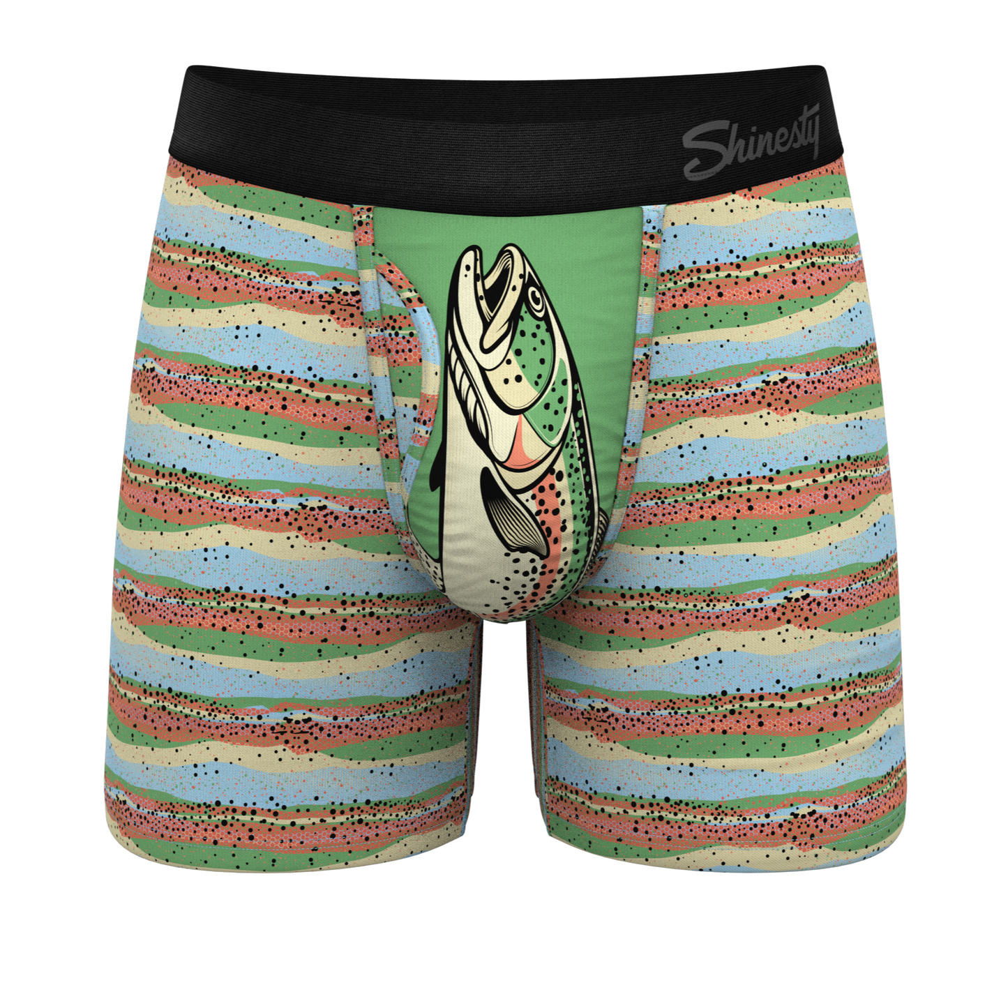 The Trout Of The Blue | Trout Skin Ball Hammock® Pouch Underwear With Fly