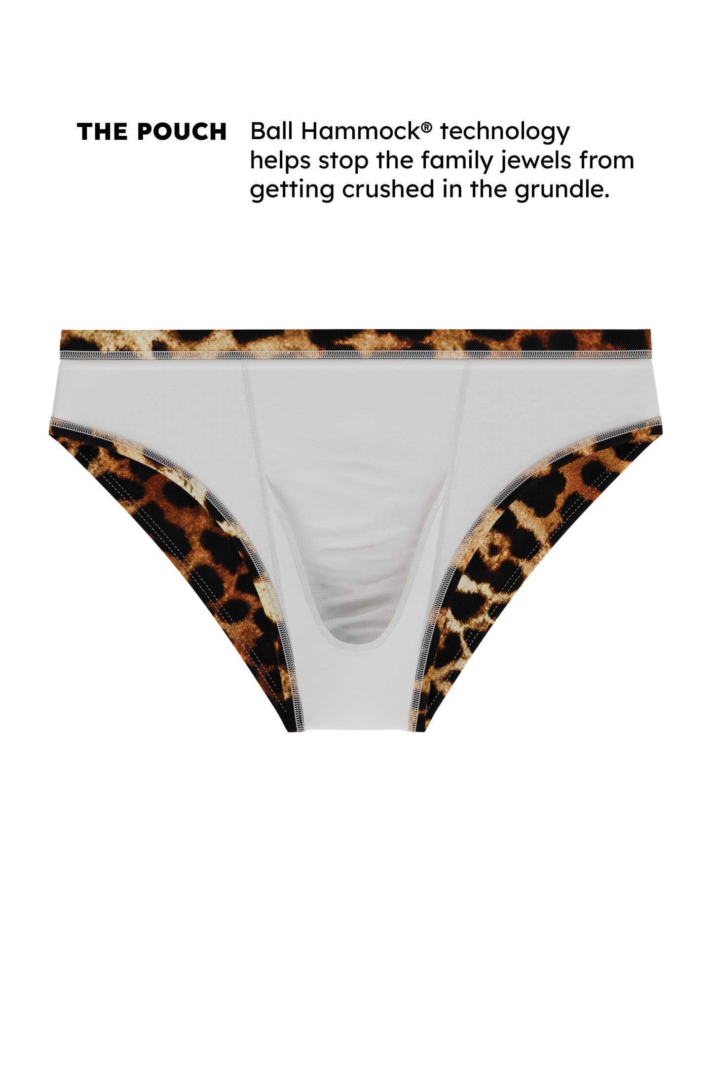The Hot Spots | Leopard Ball Hammock® Pouch Swim Briefs