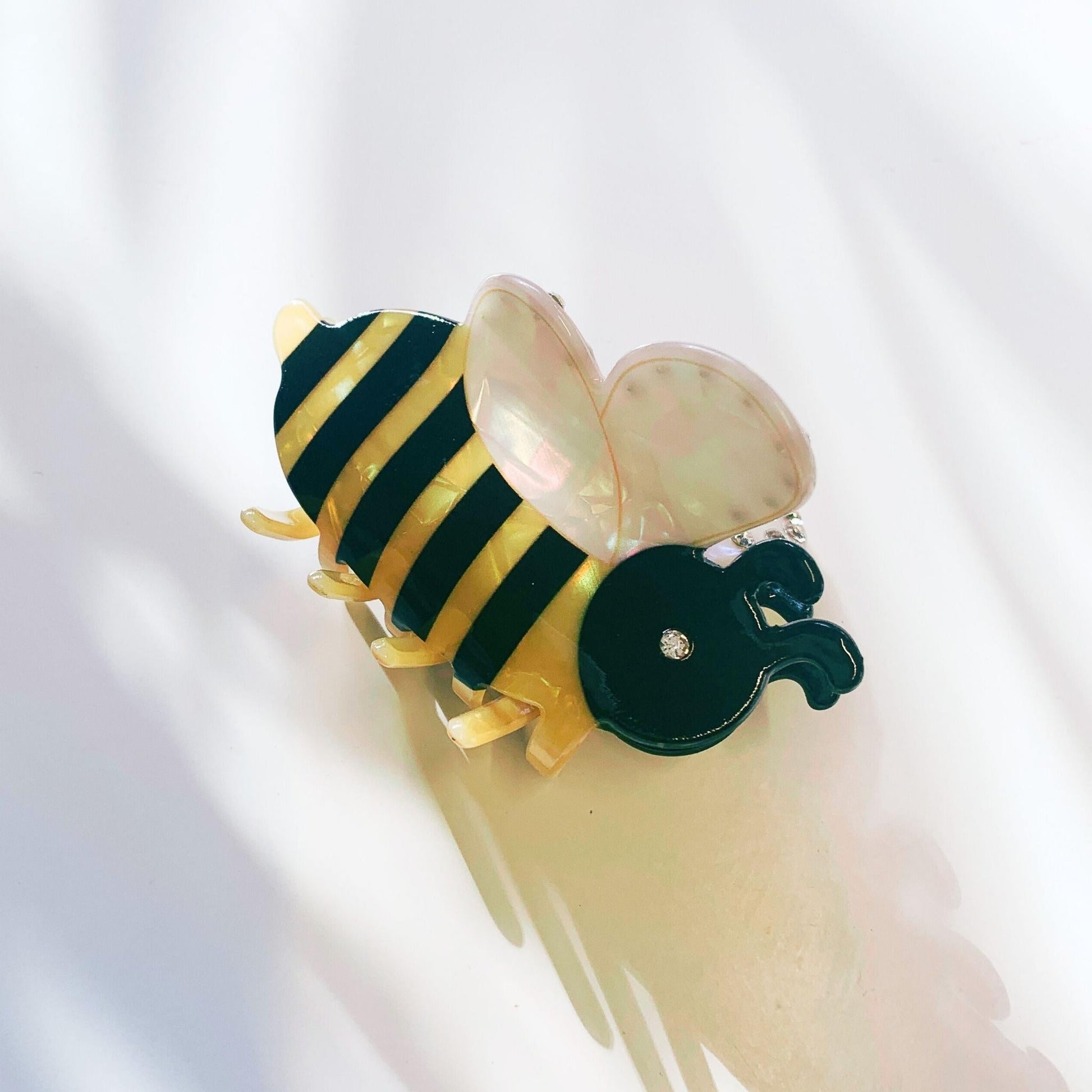 Velvet Claws Cute Bee Hair Clip