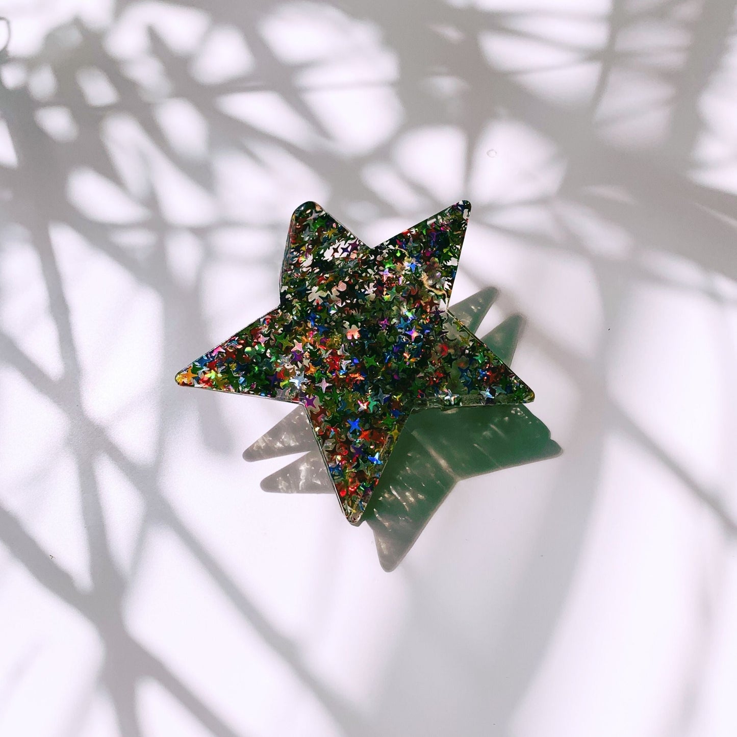 Velvet Claws Glitter Star Hair Claw