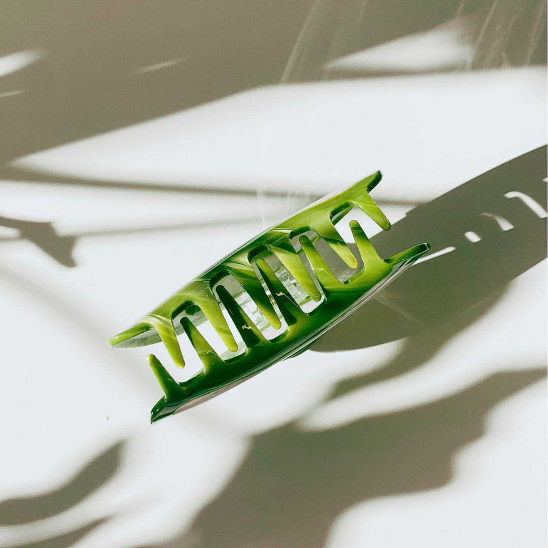 Velvet Claws Hair Clip | Green Snake Hair Claw