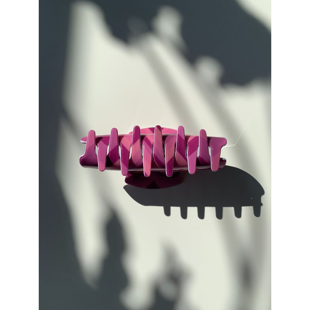 Velvet Claws Hair Clip | The Foxy in Magenta Hair Claw