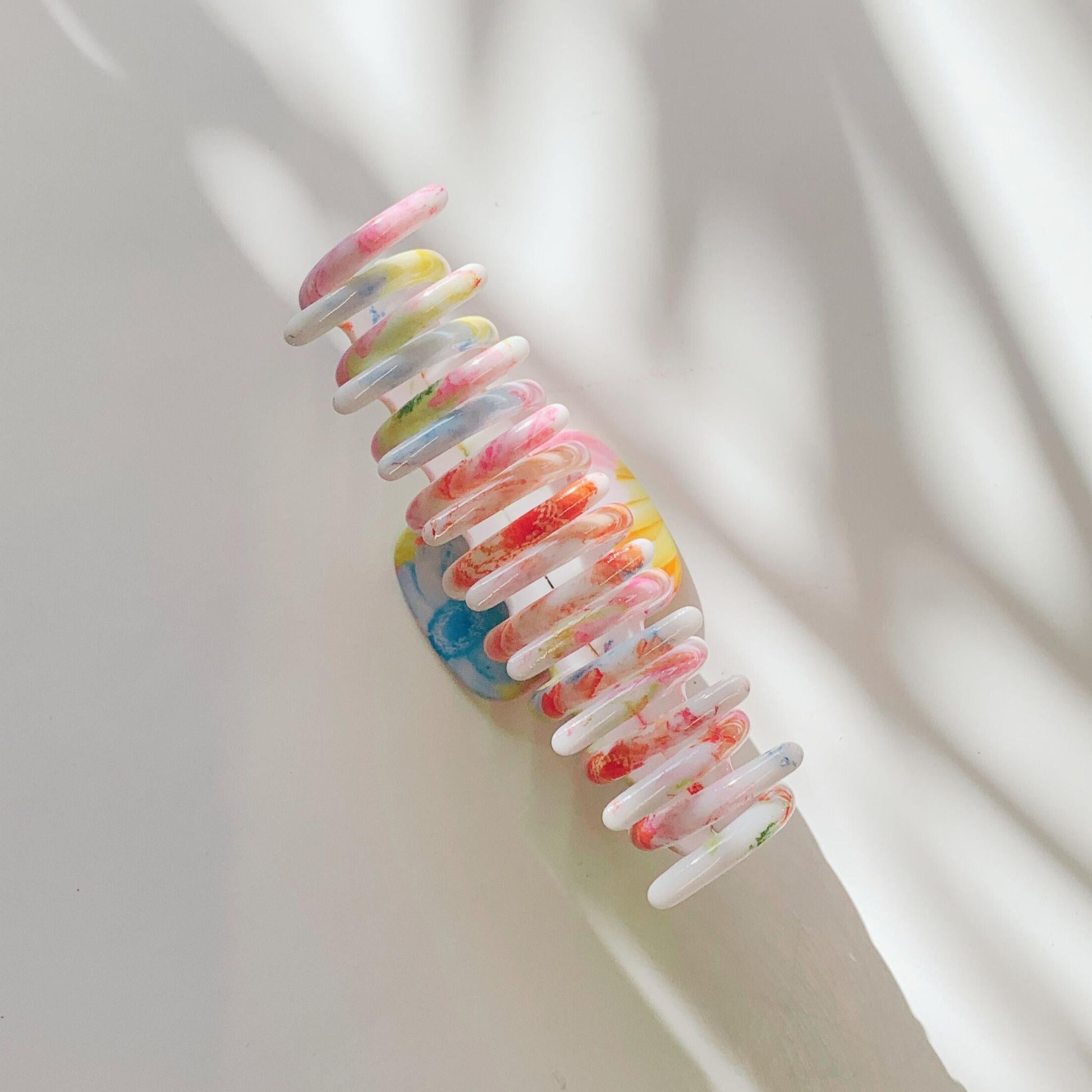 Velvet Claws Hair Clip | The Lobster in Primavera Floral on White