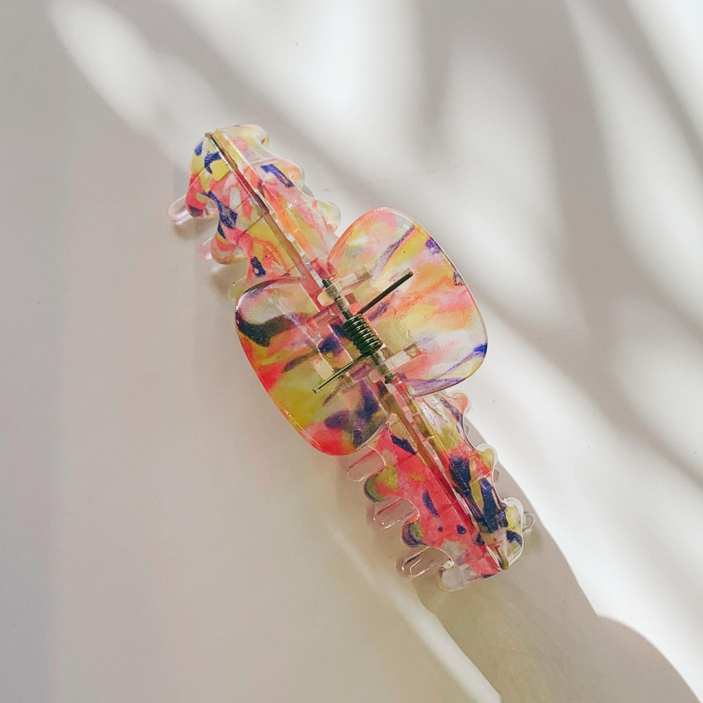 Velvet Claws Hair Clip | The Lobster in Translucent Blooms
