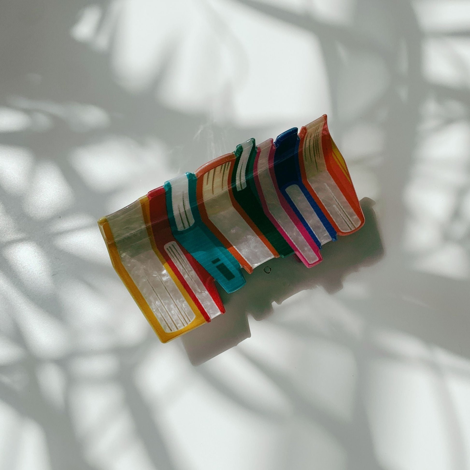 Velvet Claws Stack of Books Hair Clip