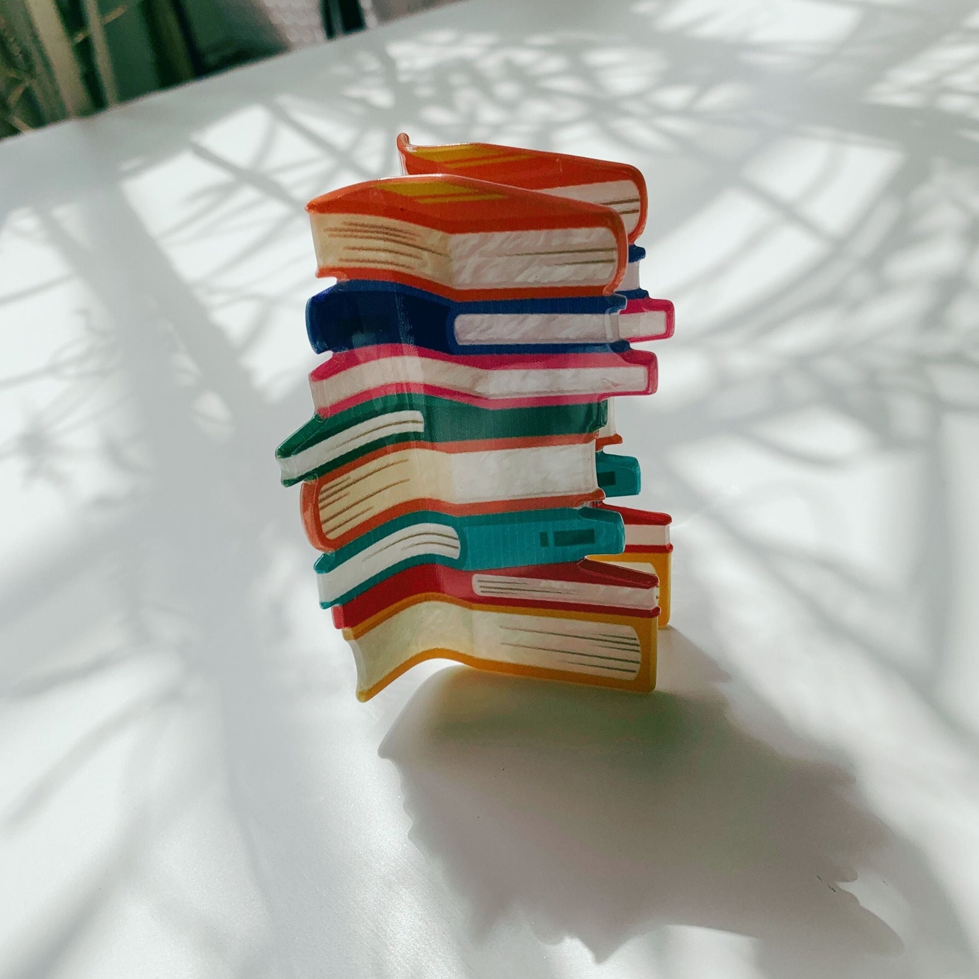 Velvet Claws Stack of Books Hair Clip