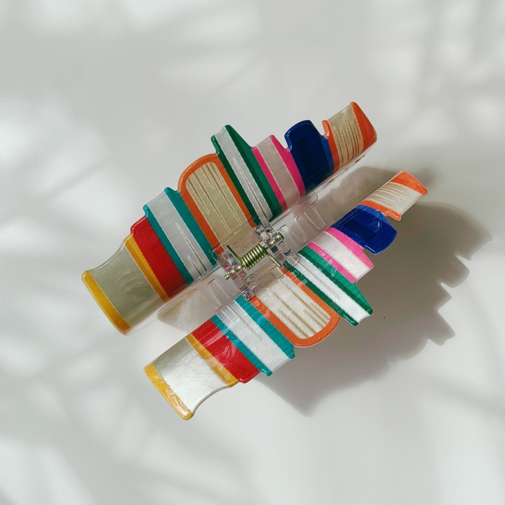 Velvet Claws Stack of Books Hair Clip