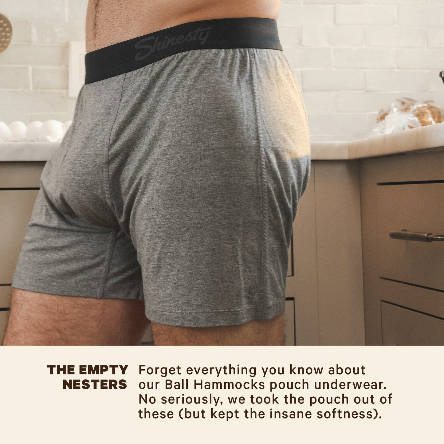 The Rock Solid | Mild Grey Boxers