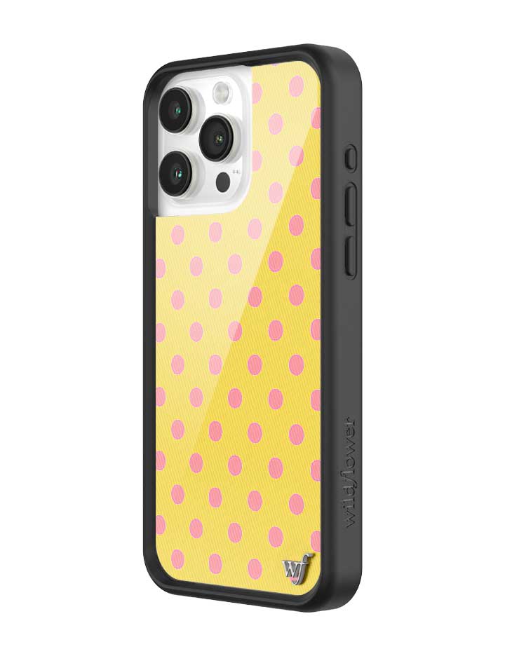 Polka Dot | Yellow and Pink iPhone Case