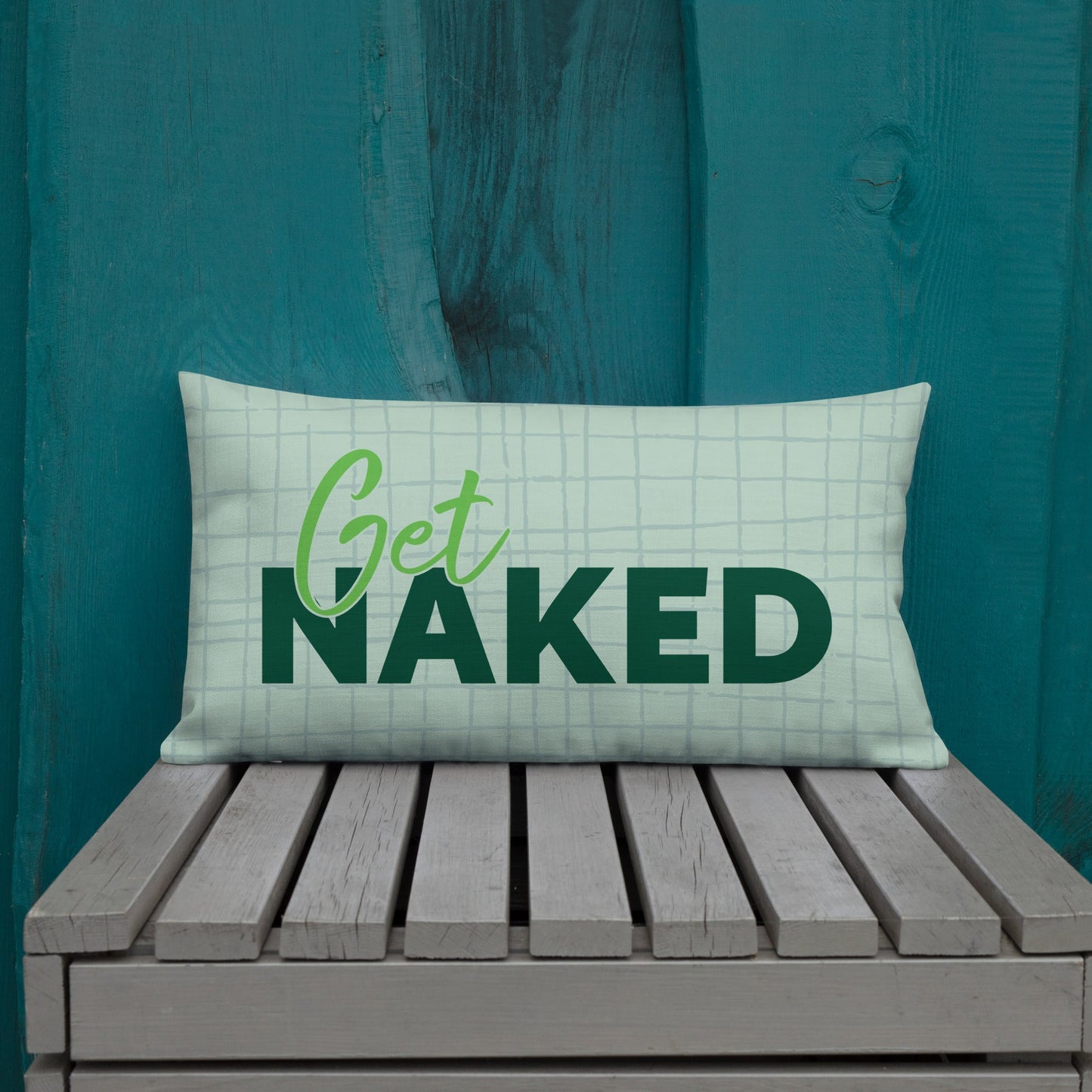 Clothes are Overrrated - Get Naked Premium Pillow