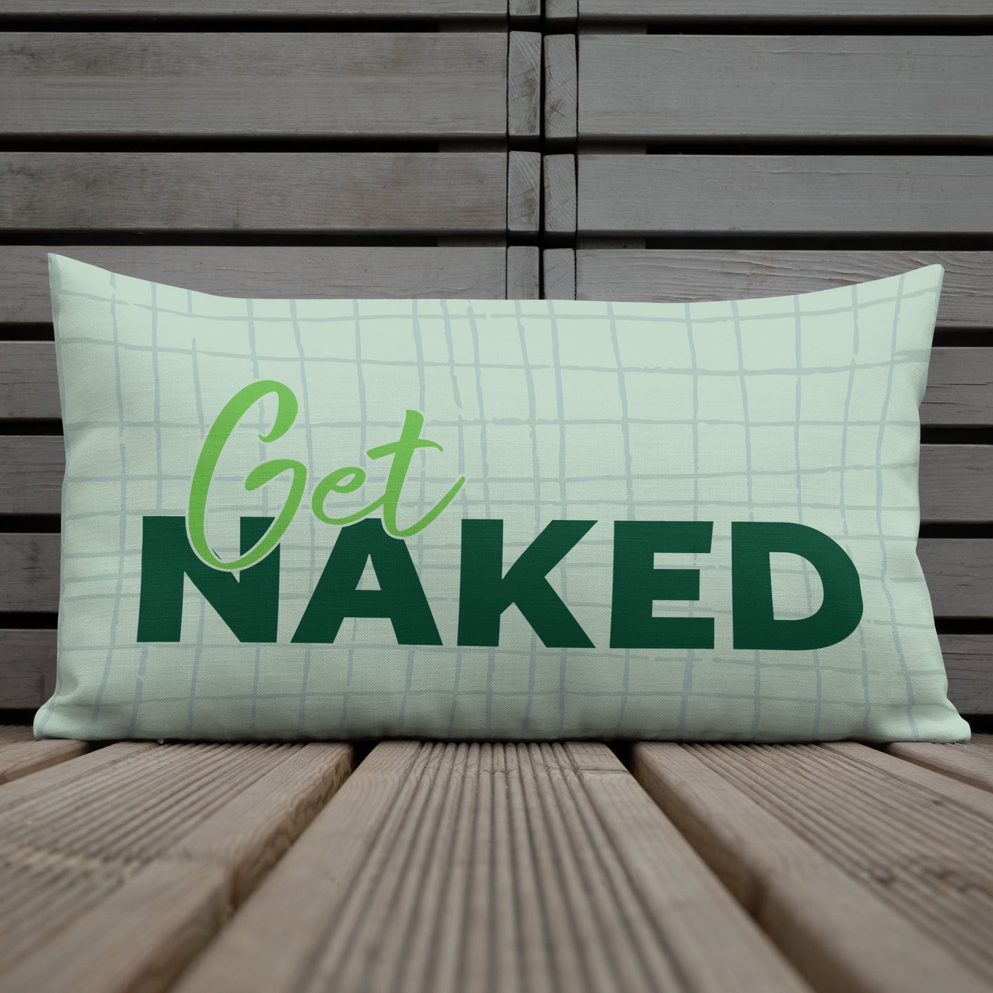 Clothes are Overrrated - Get Naked Premium Pillow