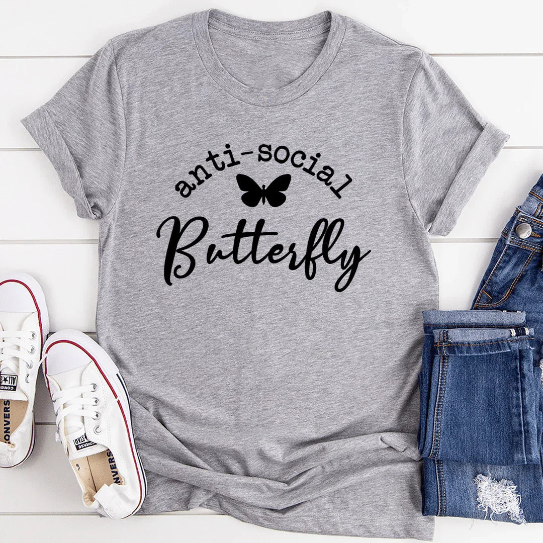 Anti Social Butterfly Tee