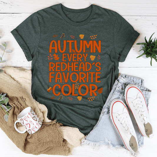 Autumn Every Redhead's Favorite Color Tee