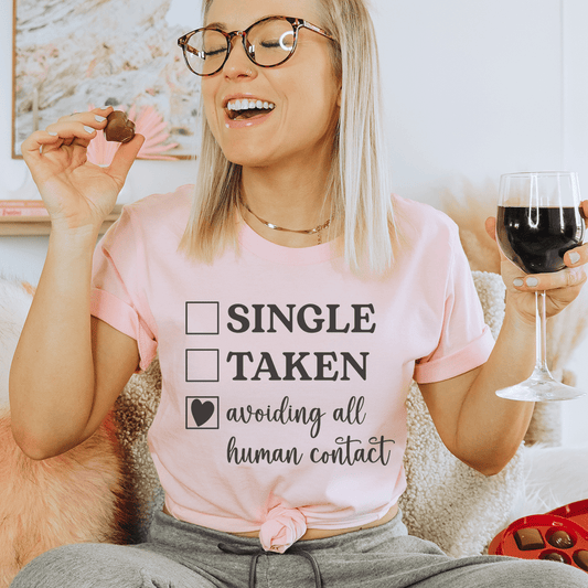 Avoiding All Human Contact Tee