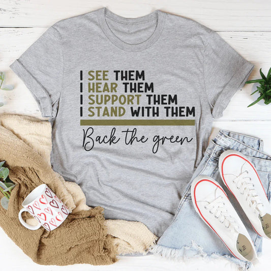 Back The Green Tee