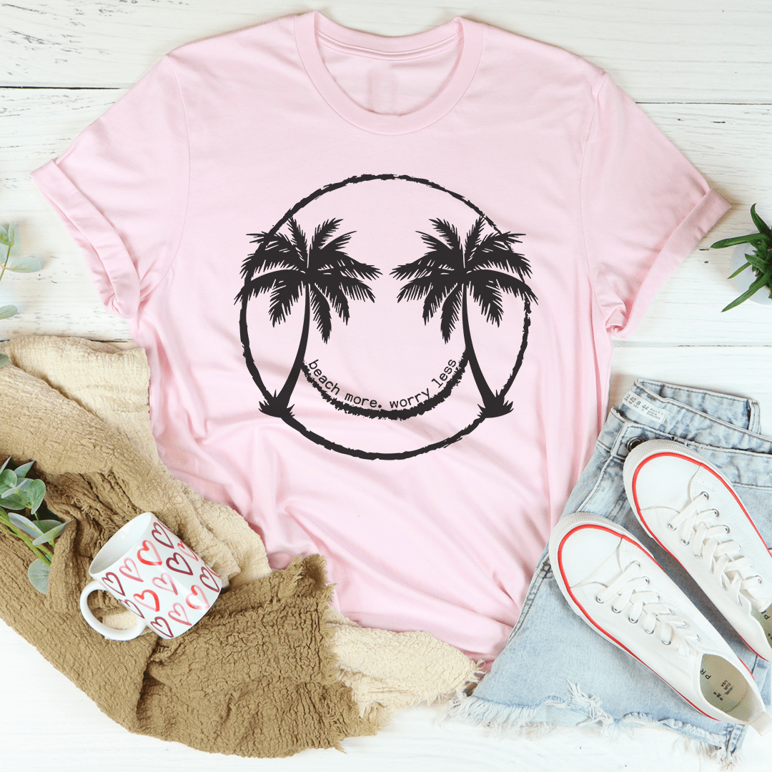 Beach More Worry Less Tee