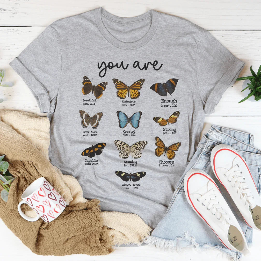 Bible Verses Butterflies Tee