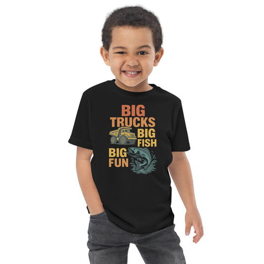 Big Trucks Big Fish Big Fun Toddler's Tee