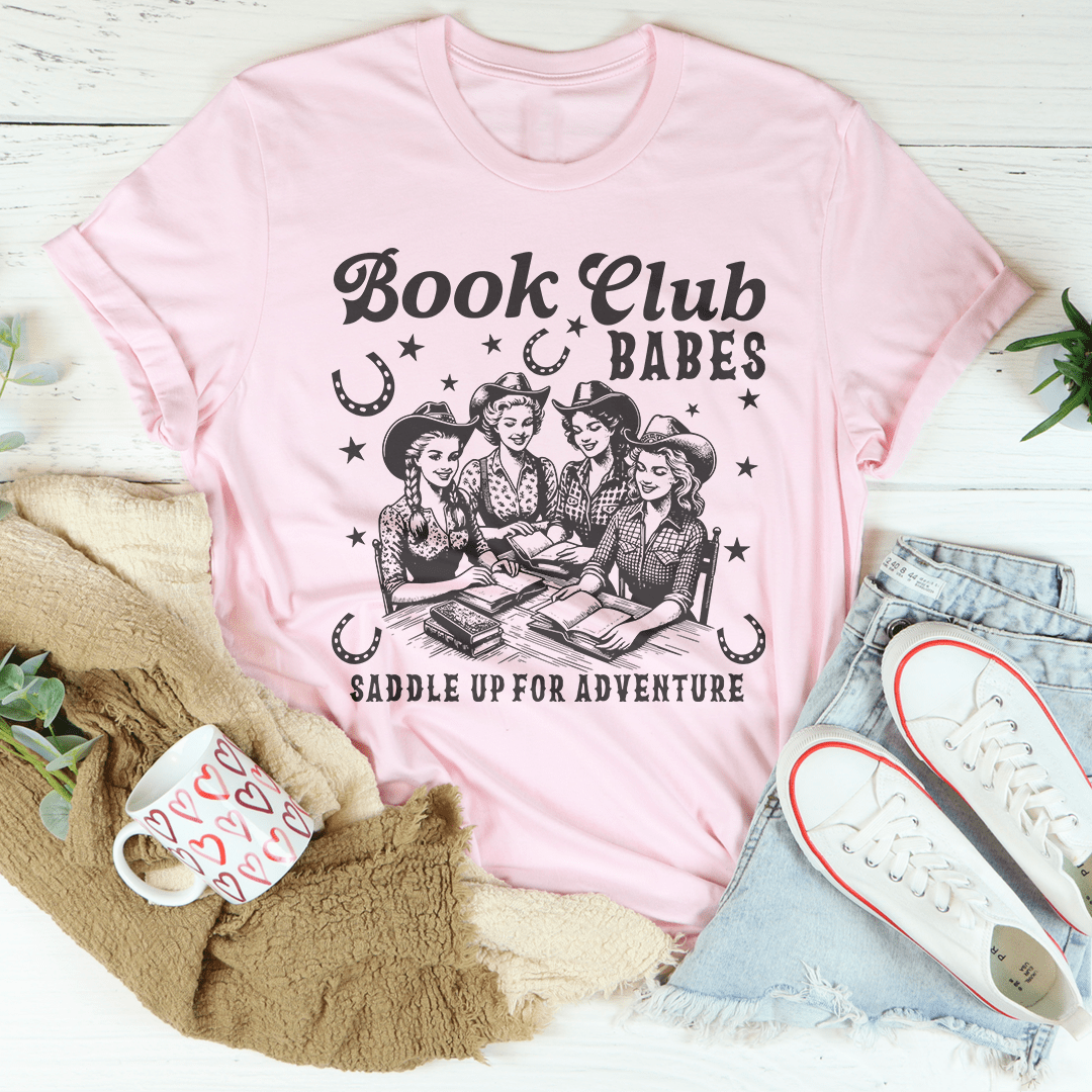 Book Club Babes Saddle Up For Adventure Tee