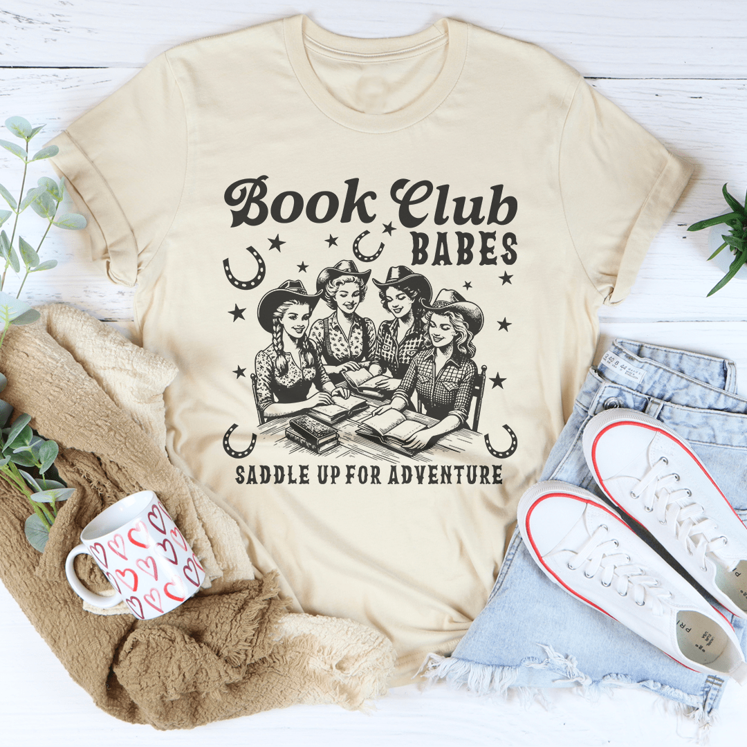 Book Club Babes Saddle Up For Adventure Tee
