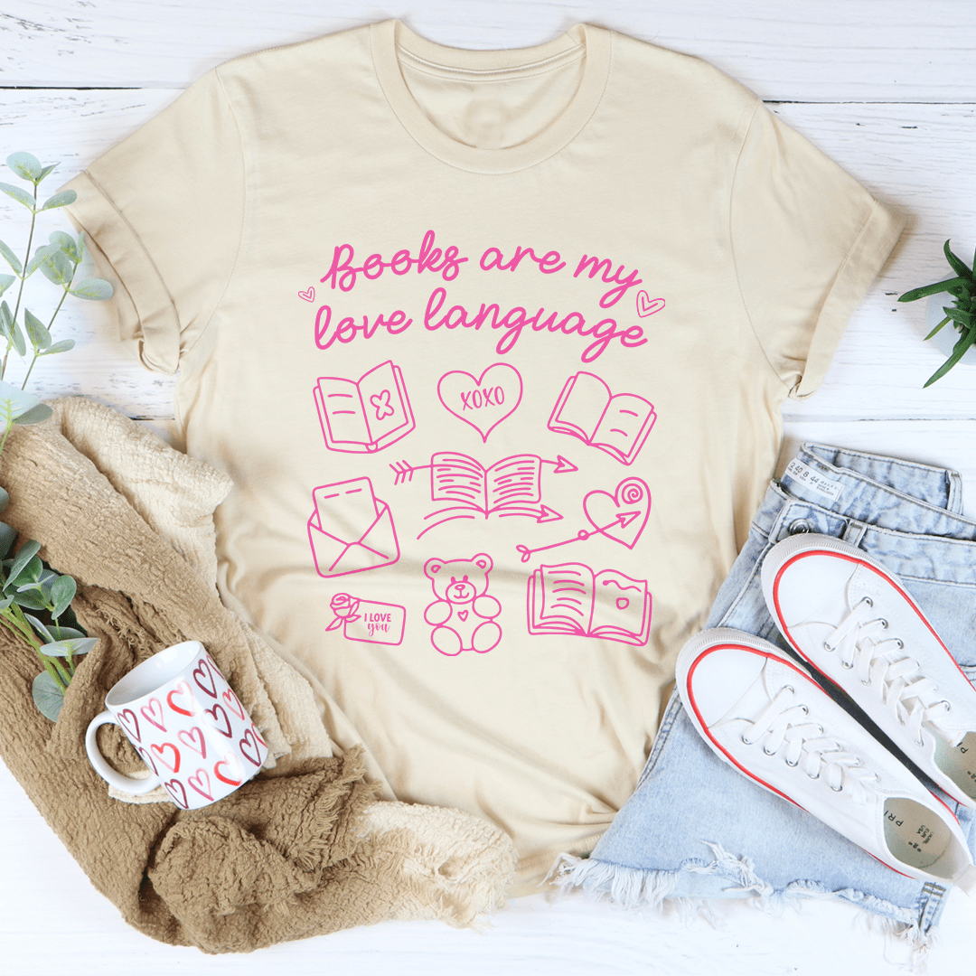Books Are My Love Laguage Tee