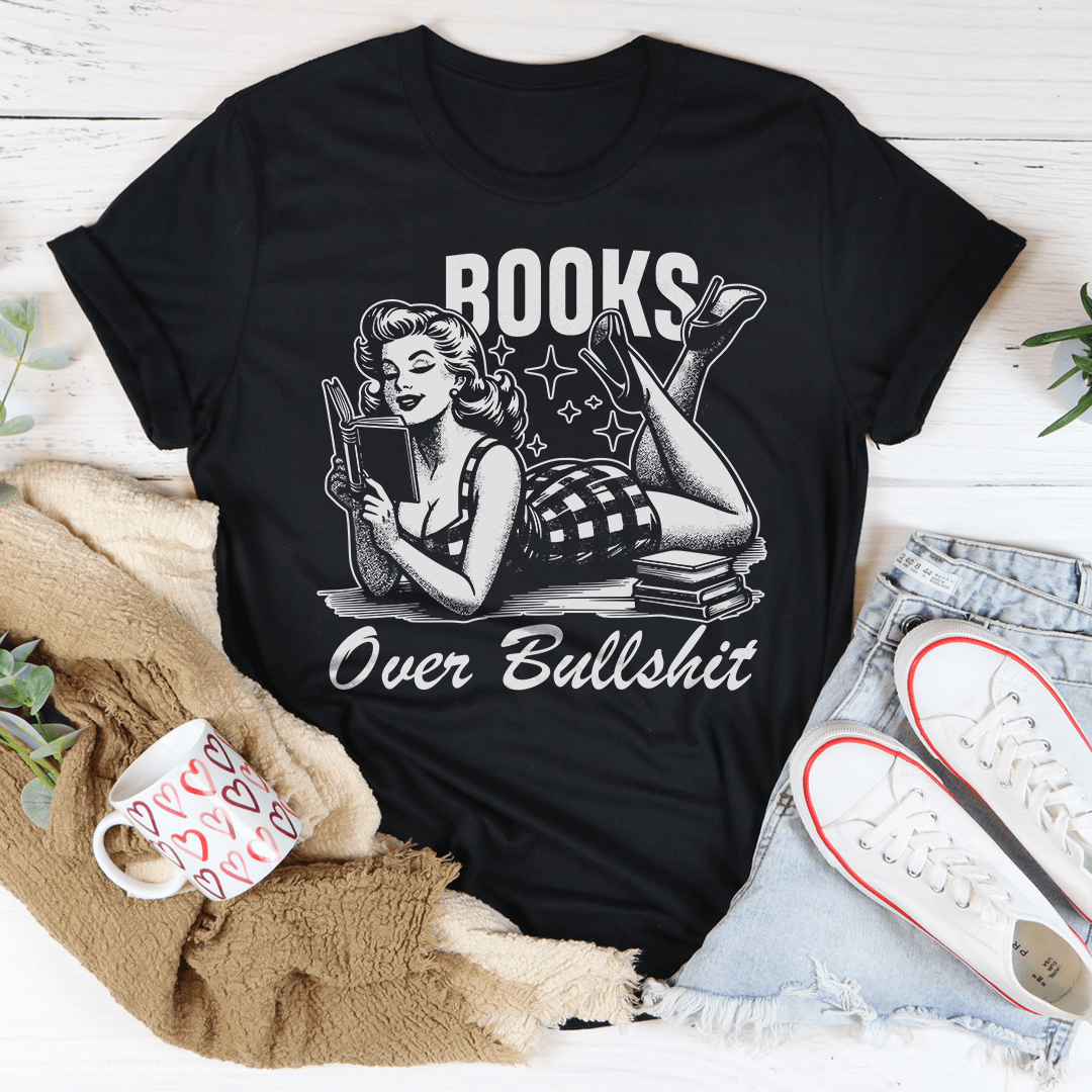 Books Over Bullshit Tee
