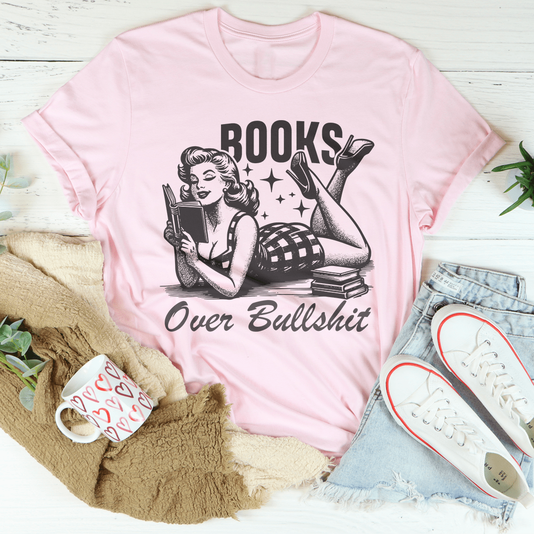 Books Over Bullshit Tee