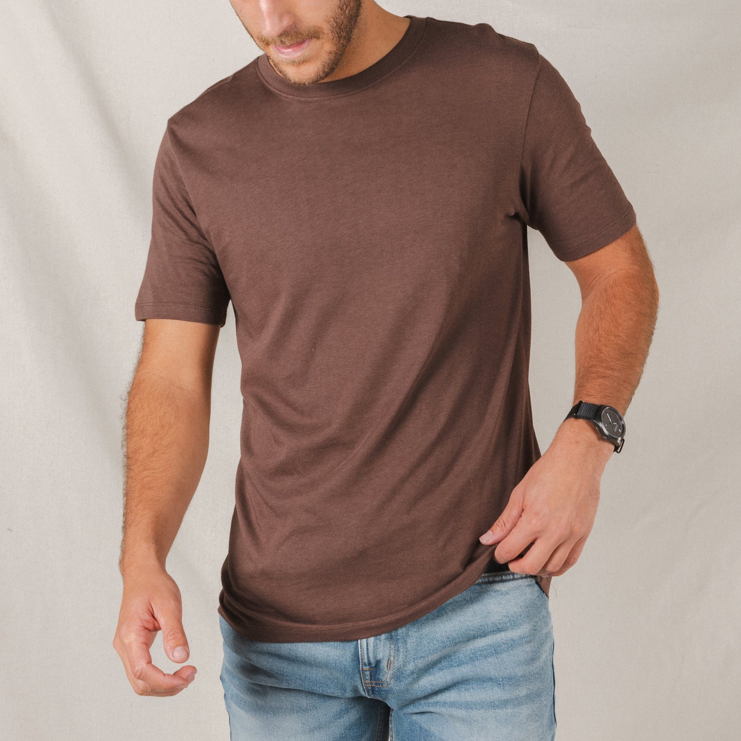 The Everyman™ Tee - Brown | Brown Super Stupid-Soft™ Men’s Tee
