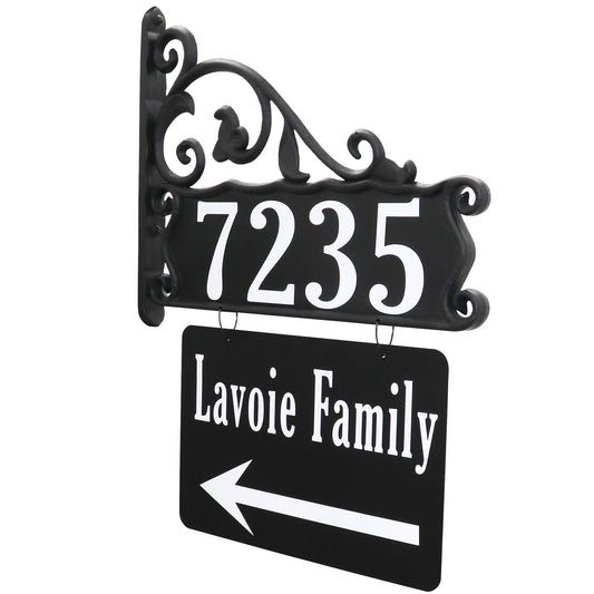 Boardwalk Lamppost Sign With XL Name Rider