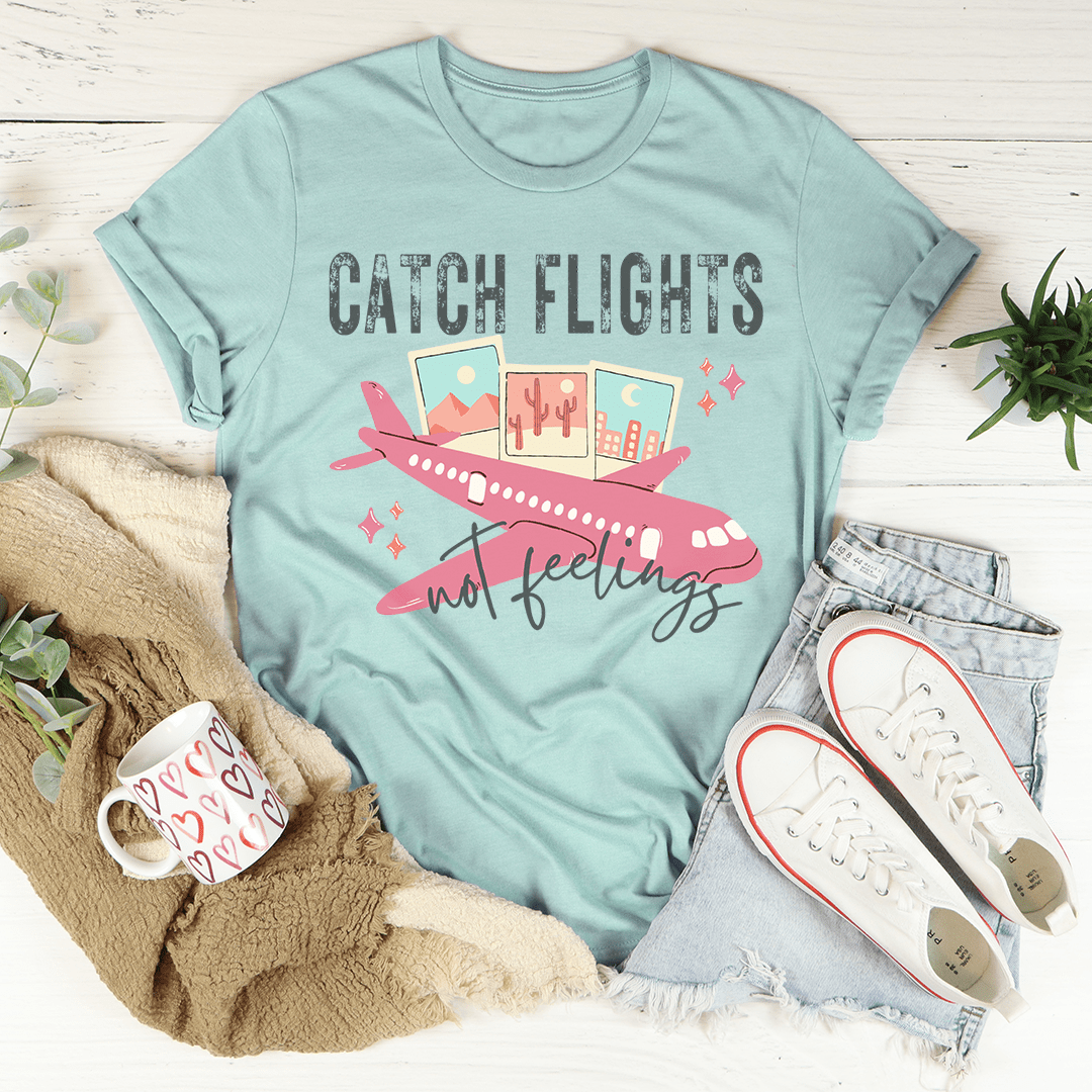 Catch Flights Retro Tee