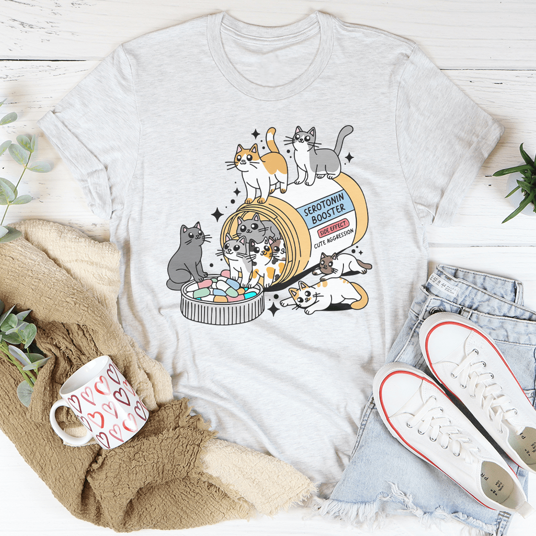 Cats Happy Pills Tee