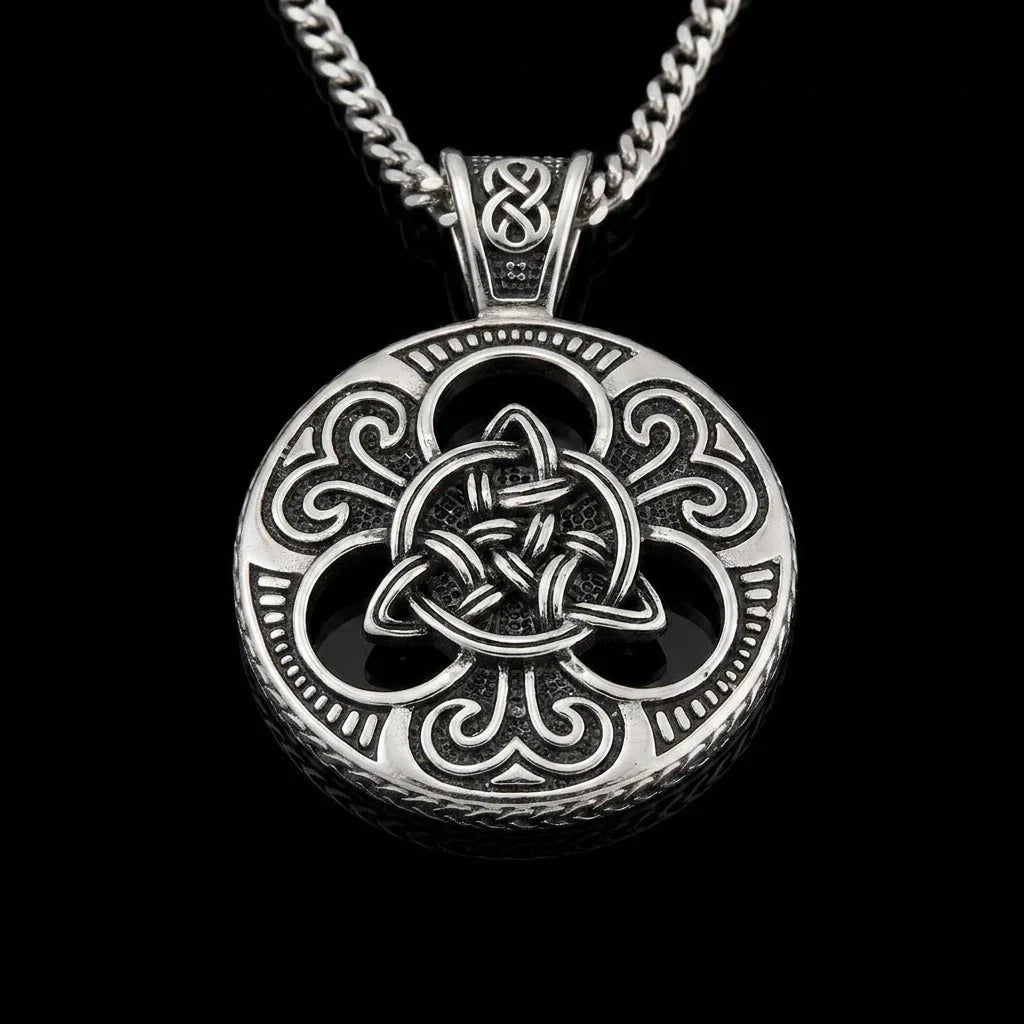 Men's Celtic Knot™ Pendant | Stainless Steel Cuban Necklace
