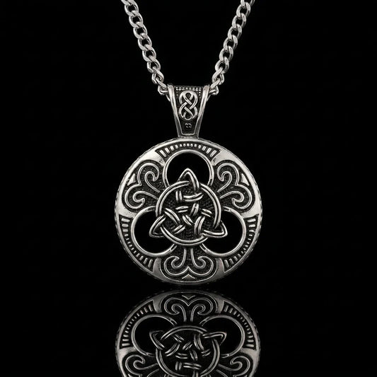 Men's Celtic Knot™ Pendant | Stainless Steel Cuban Necklace
