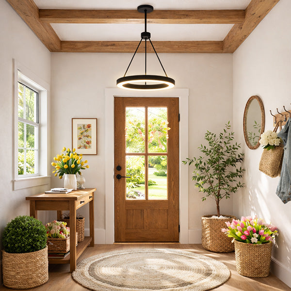 Adjustable Round LED Chandelier