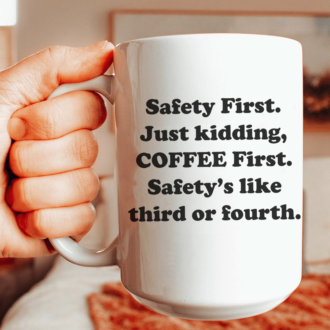 Coffee First Ceramic Mug 15 oz