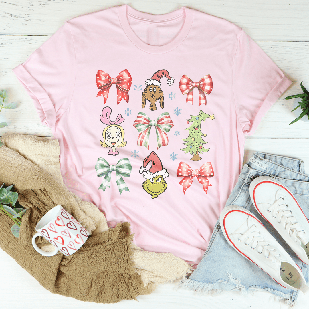 Coquette Bow Grinch Tee