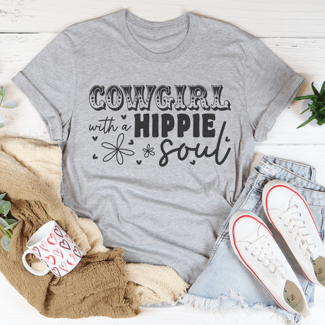 Cowgirl With Hippie Soul Tee