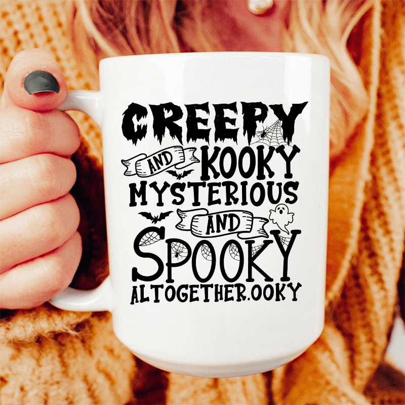 Creepy And Kooky Ceramic Mug 15 oz