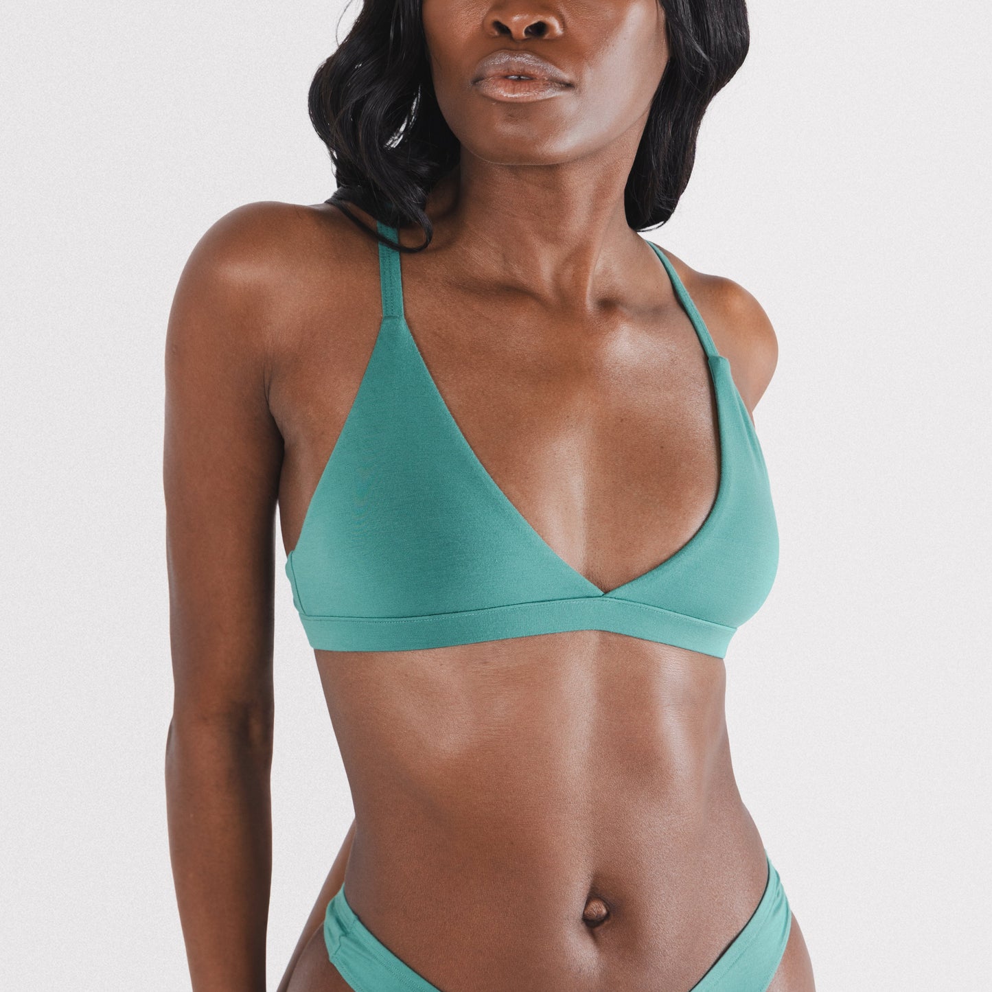 The Curacao | Teal Boob Hammock™ Triangle Bralette
