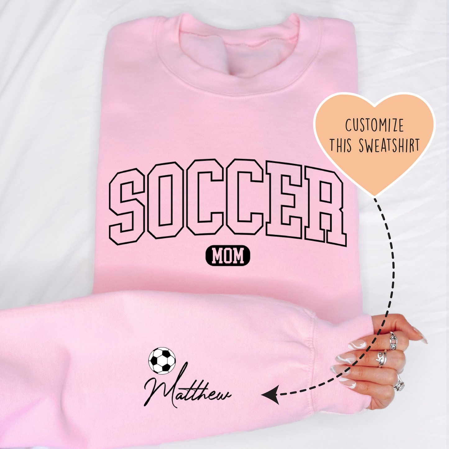 Custom Soccer Mom Sweatshirt