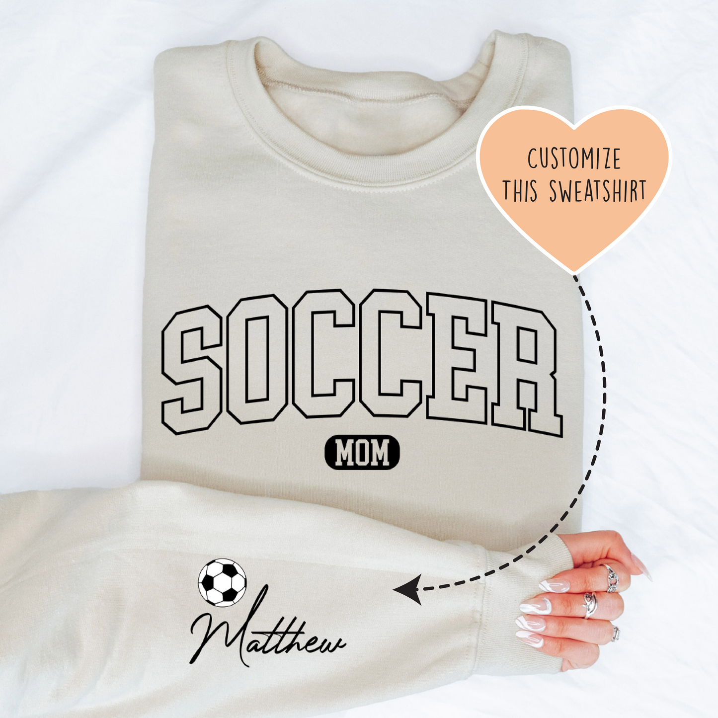 Custom Soccer Mom Sweatshirt