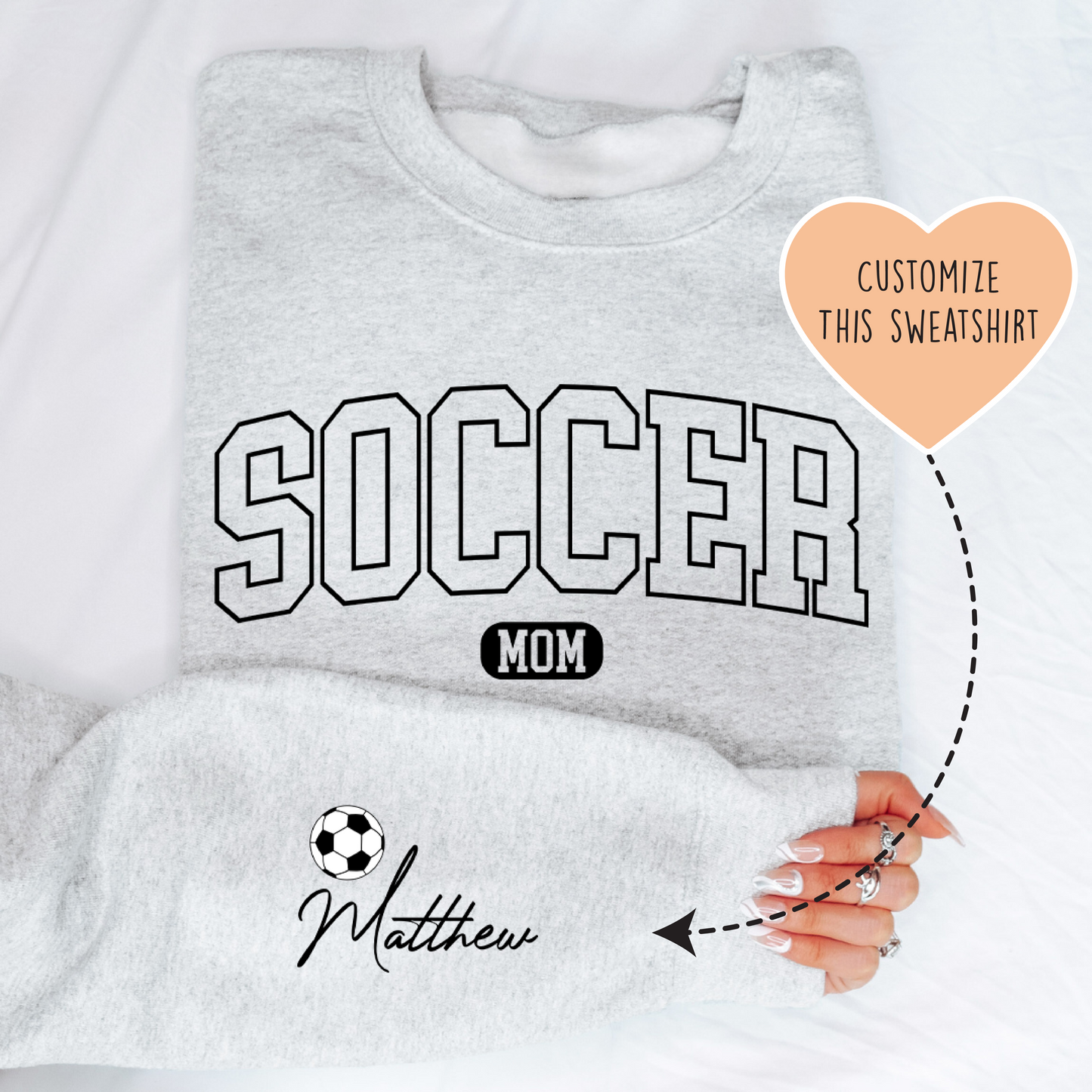 Custom Soccer Mom Sweatshirt